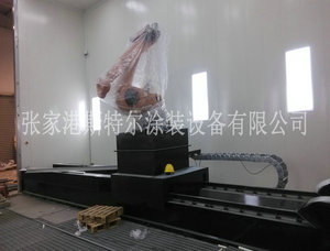 自動機械手噴砂房機器人噴砂房1