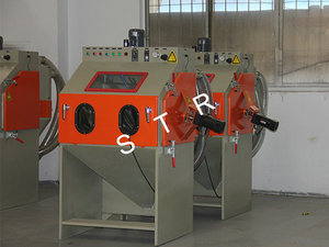 滾筒式自動噴砂機