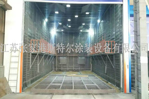 氣力回收蜂窩地板式自動回收噴砂房-無錫噴砂房-常州噴砂房-中國噴砂房-江蘇噴砂房