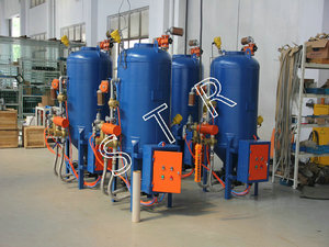 雙缸連續加砂噴砂機系列