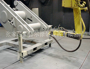 自動機械手噴砂房機器人噴砂房8