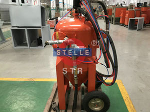 無塵移動液體噴砂機-開放噴砂機