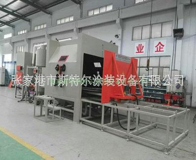 推车转台式喷砂机